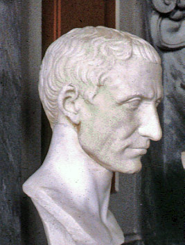 Bust of Julius Caesar. Courtesy VRoma.